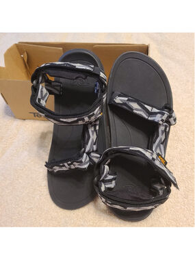 NEW Teva Hurricane XLT 2 Sandal Hiking Black Gray Aztec Youth/Women 6 Outdoor